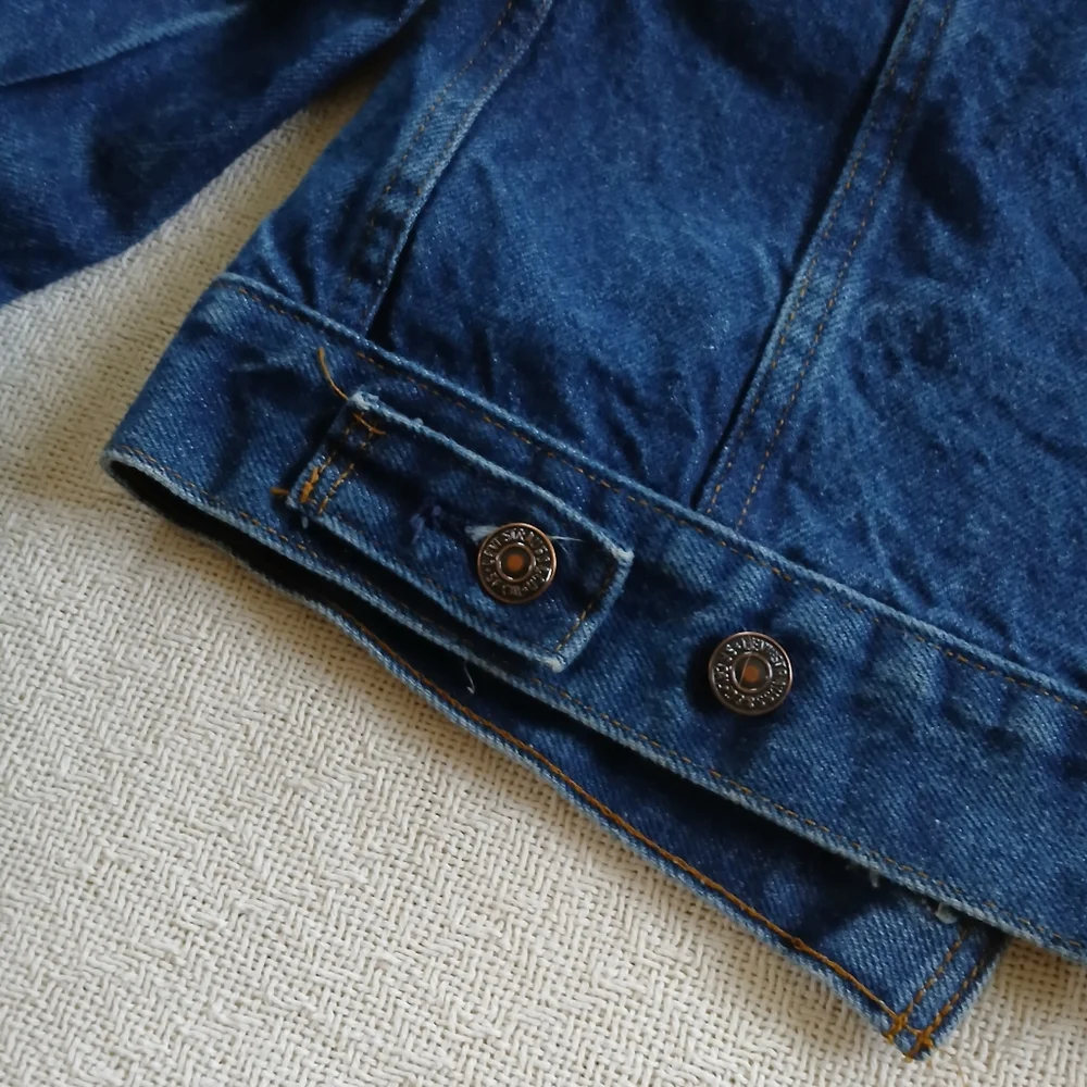 levis ♡ 80s denim trucker type 3 jacket vintage red tab removed retro 38long